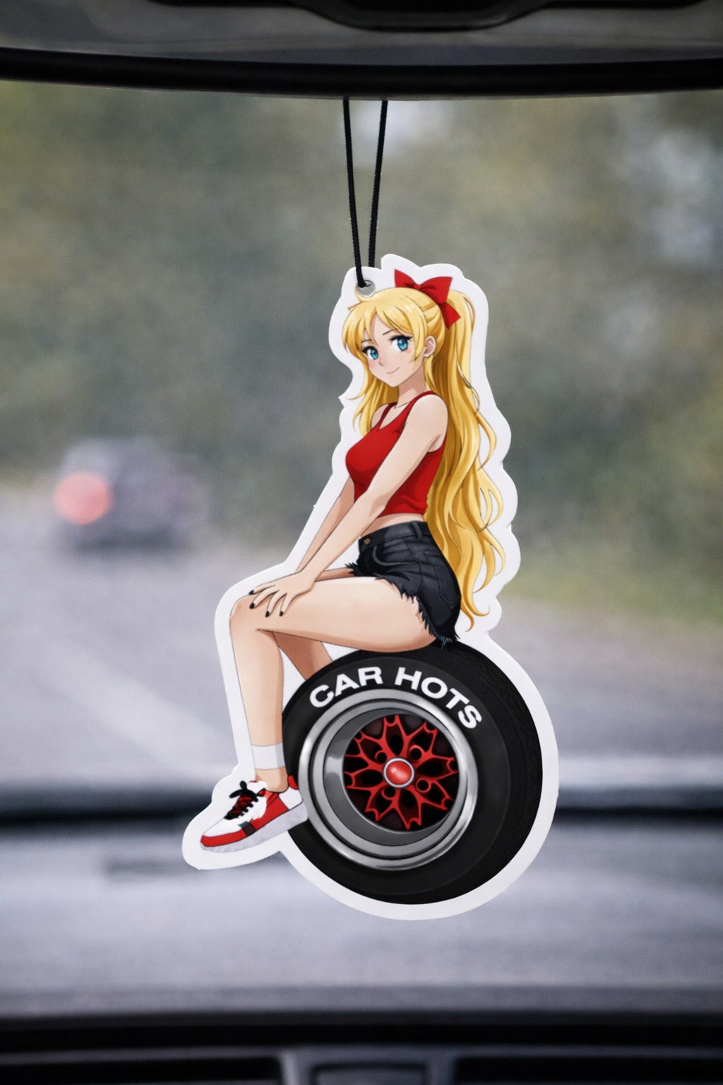JDM Waifu car perfume card